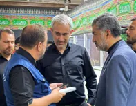 خداقوت وزیر اقتصاد به خادمان بیمه ایران در کربلای معلی